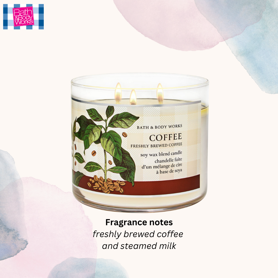 Freshly Brewed Coffee 3-Wick Candle 14.5 oz / 411 g