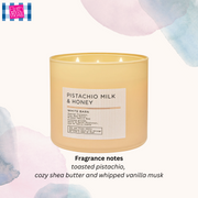 Pistachio Milk & Honey 3-Wick Candle 14.5 oz / 411 g