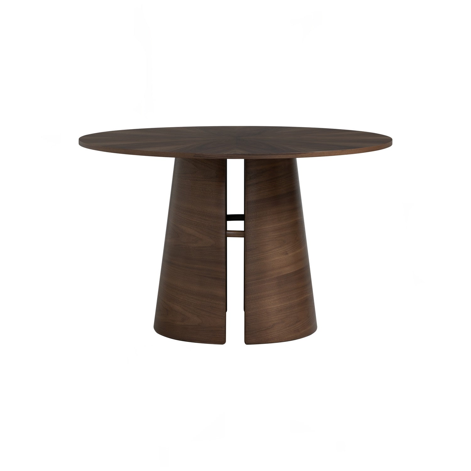 OKARA Dining table, walnut, 120 cm