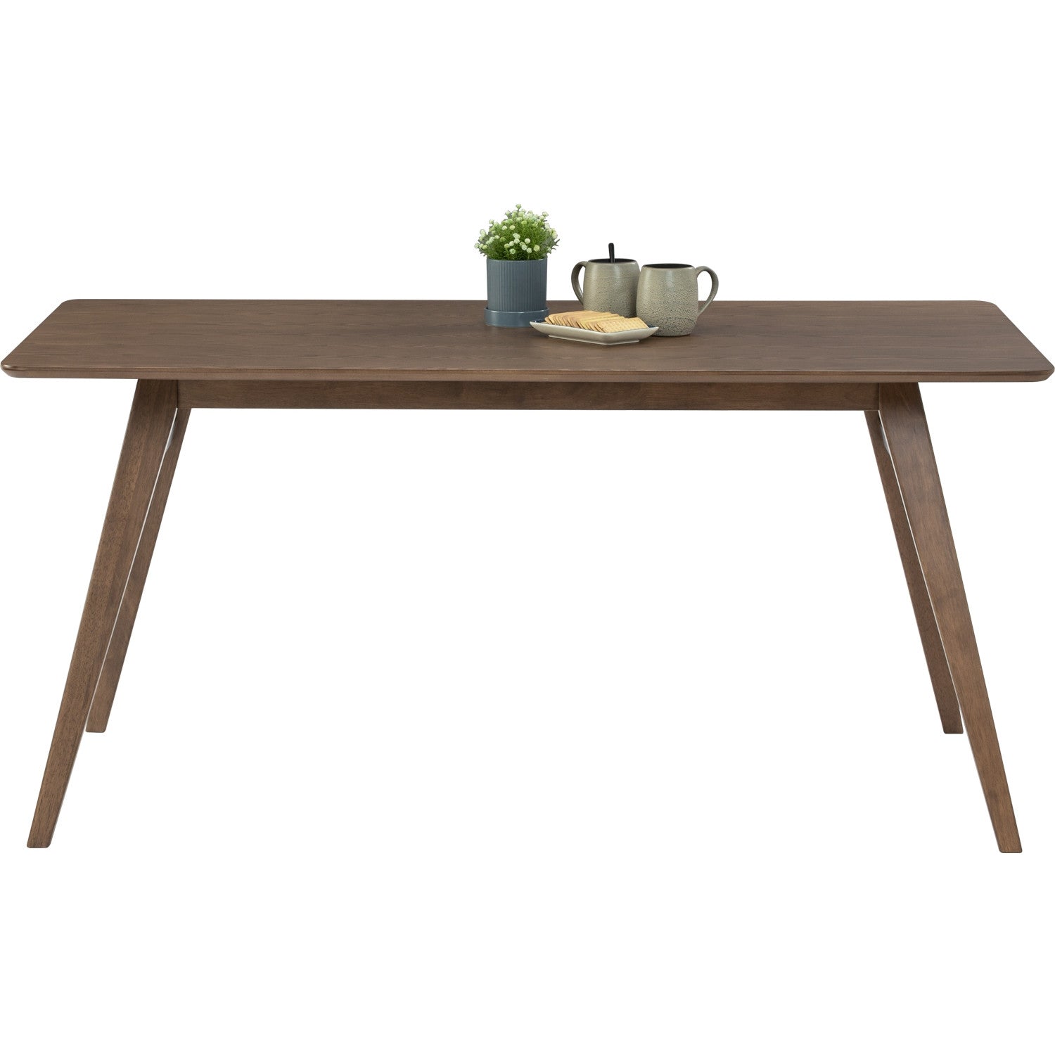 CADELL Dining table, cocoa, 160x90x75 cm