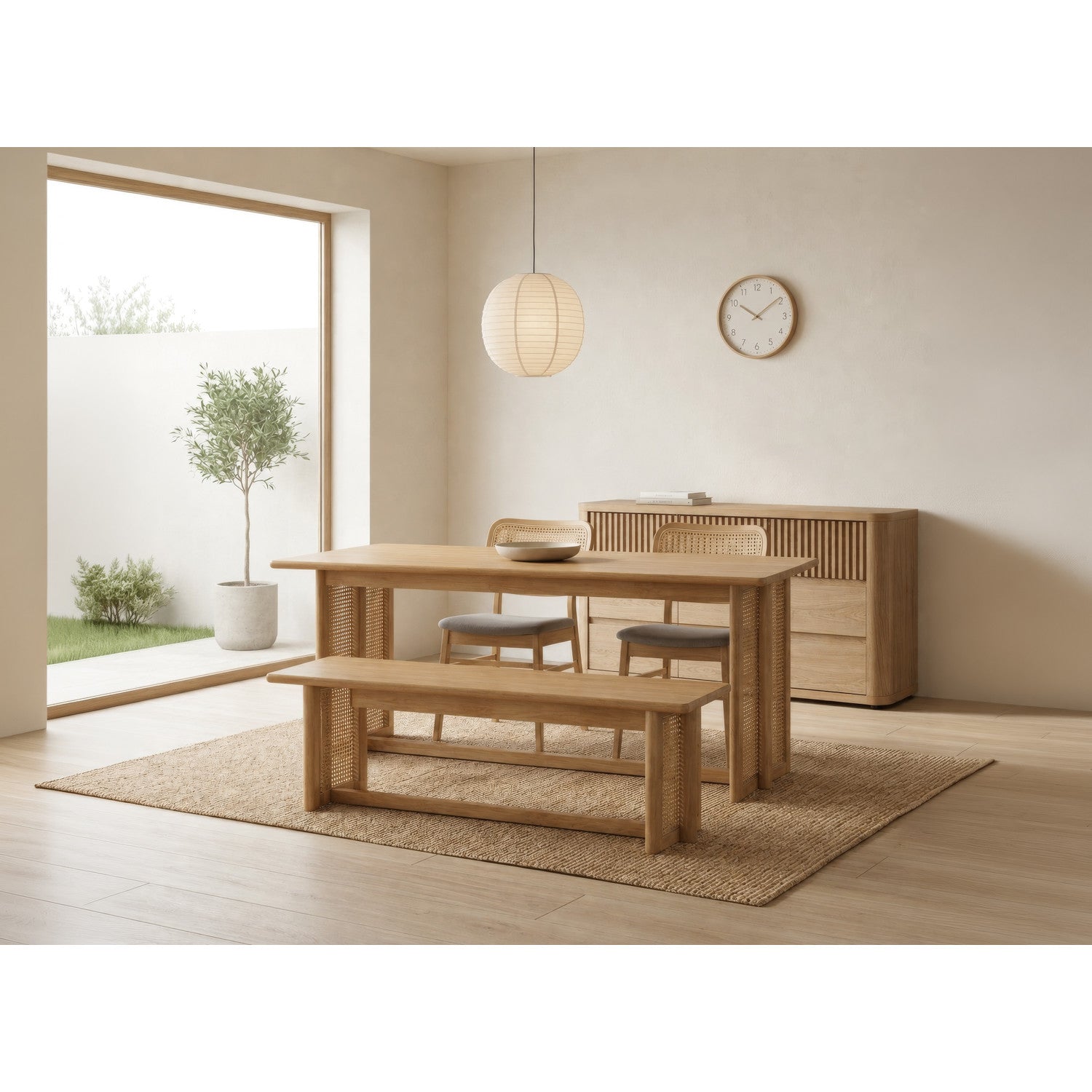 KINTO dining table, oak, 85x180 cm