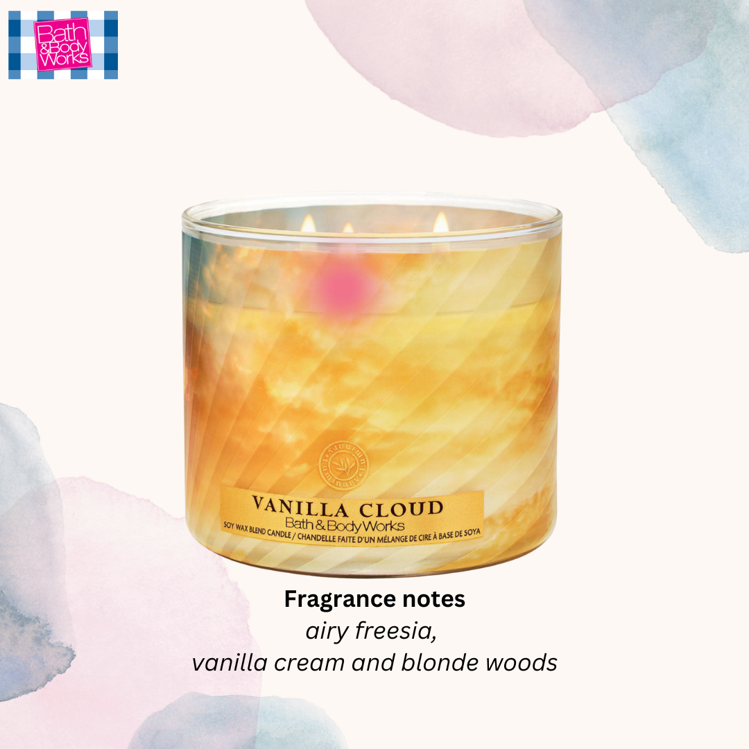 Vanilla Cloud 3-Wick Candle 14.5 oz / 411 g