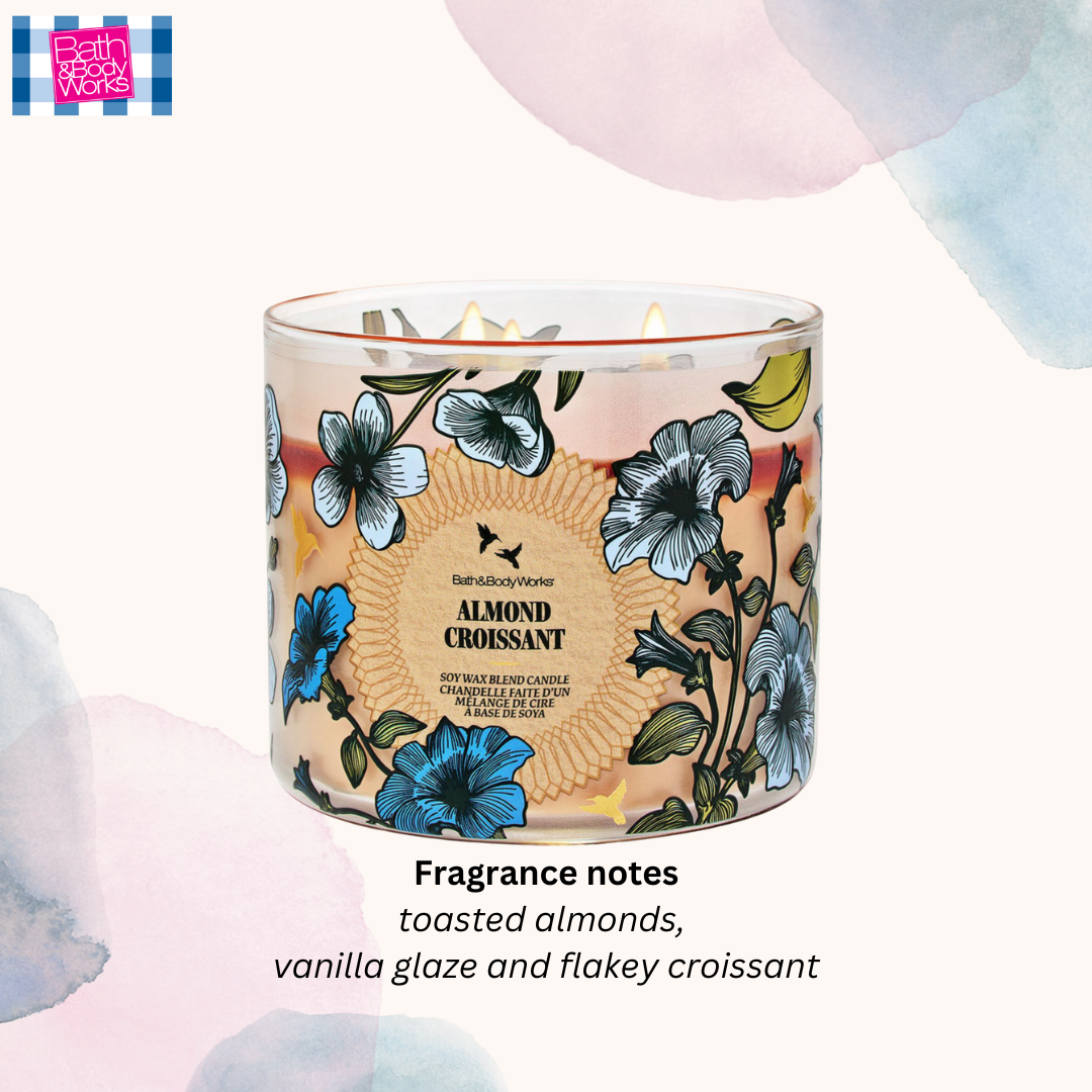 Almond Croissant 3-Wick Candle 14.5 oz / 411 g