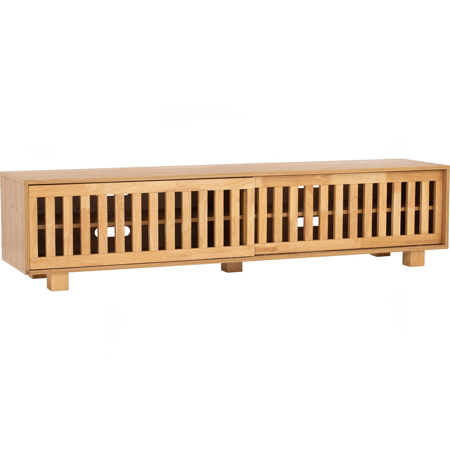 KYOTO TV bench, oak, 180x40x42 cm