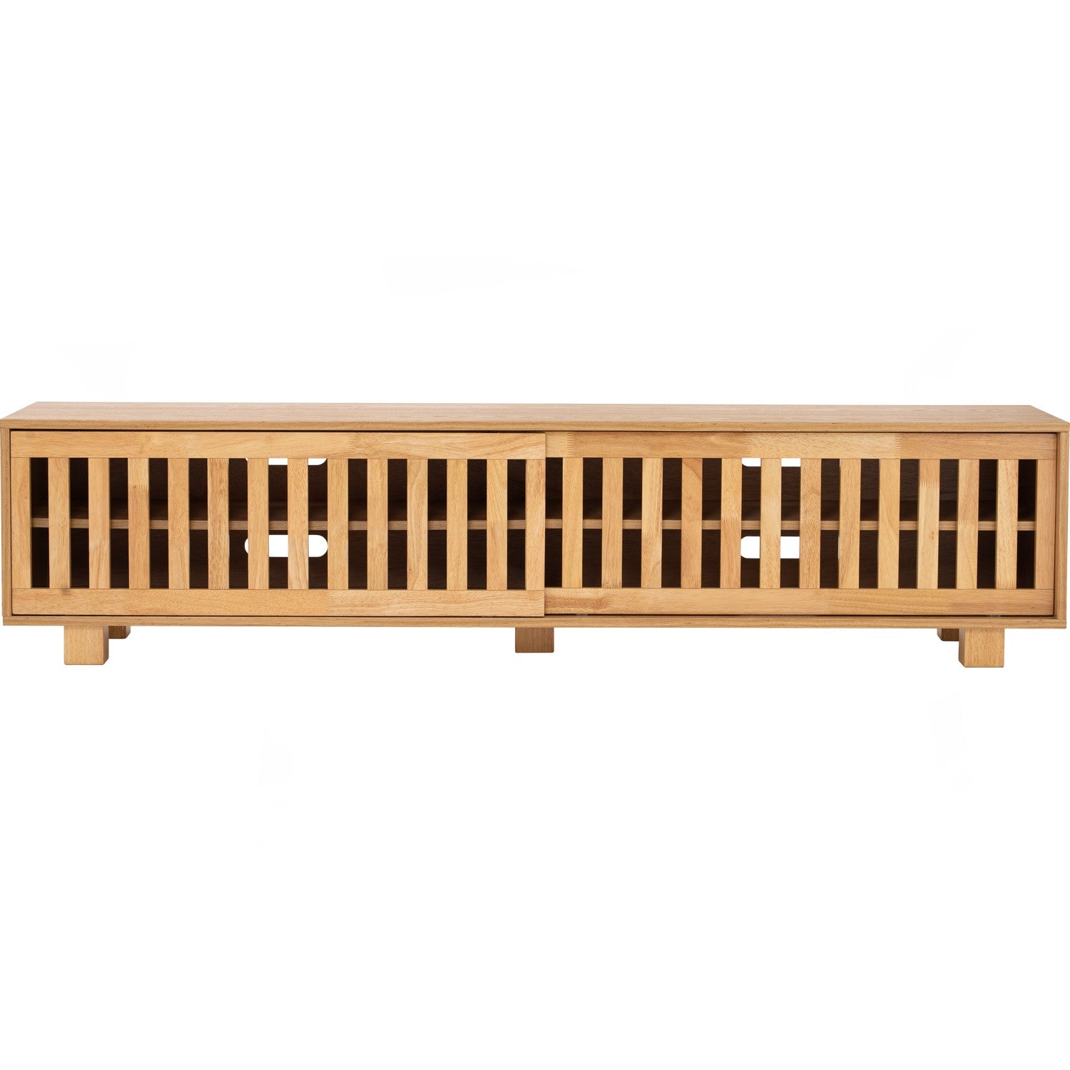 KYOTO TV bench, oak, 180x40x42 cm