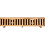 KYOTO TV bench, oak, 180x40x42 cm