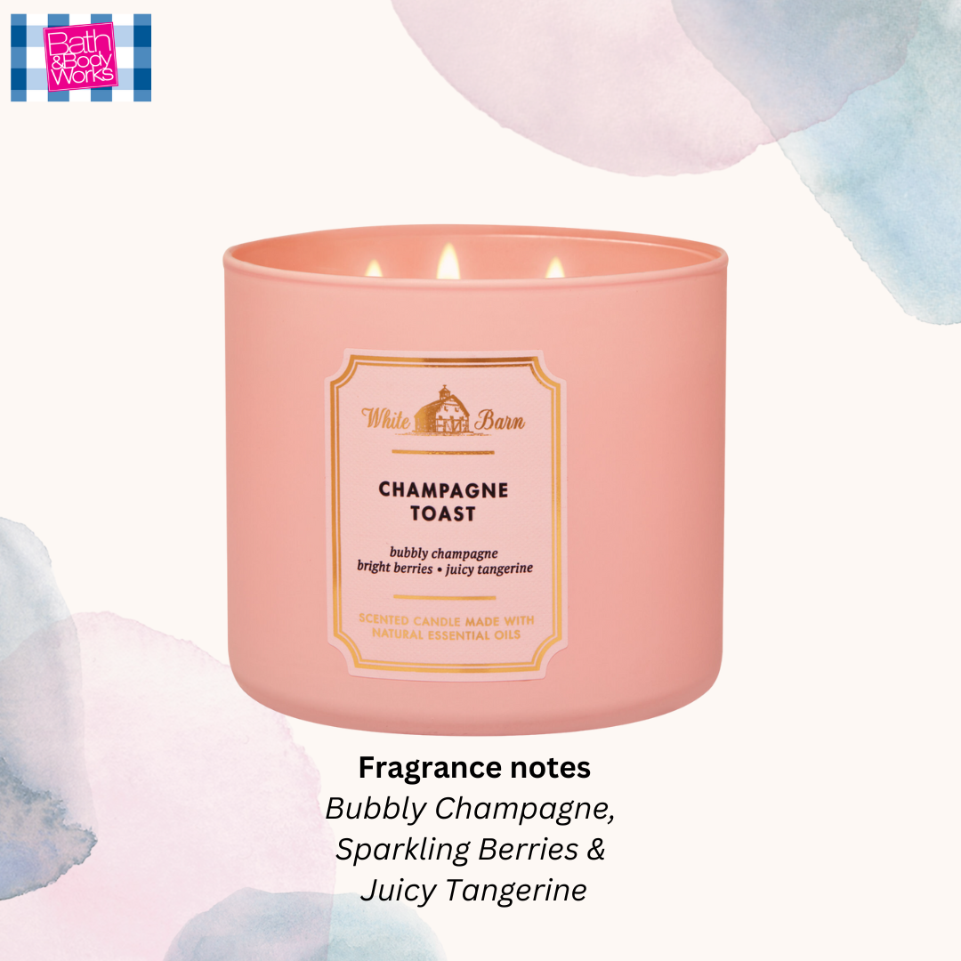 Champagne Toast 3-Wick Candle 14.5 oz / 411 g