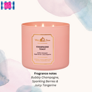 Champagne Toast 3-Wick Candle 14.5 oz / 411 g
