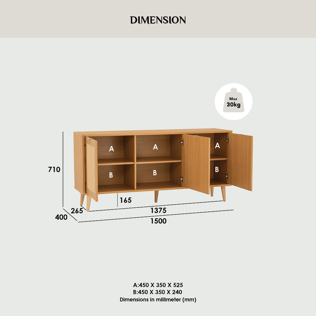 DUDLEY 1.5M SIDEBOARD
