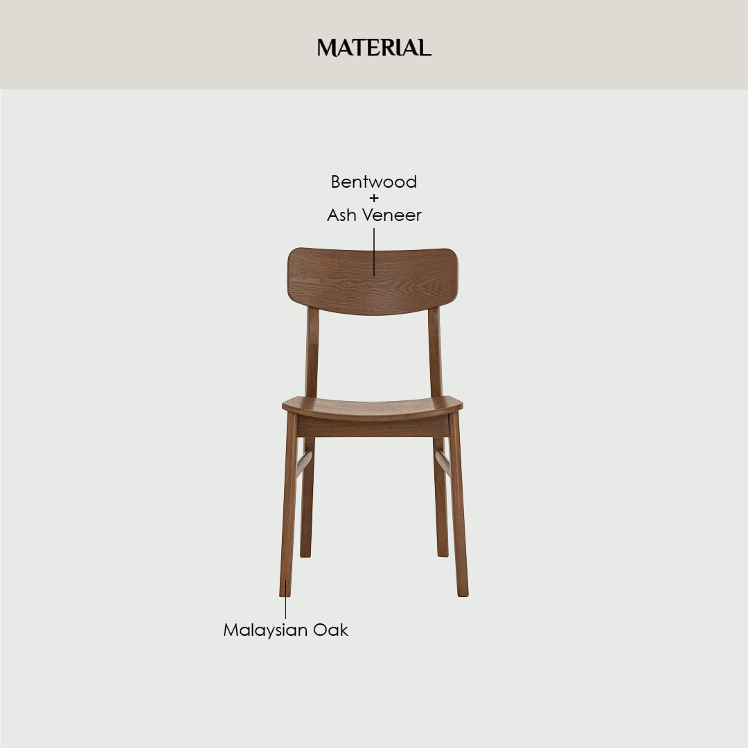 KODEE Dining chair, cocoa