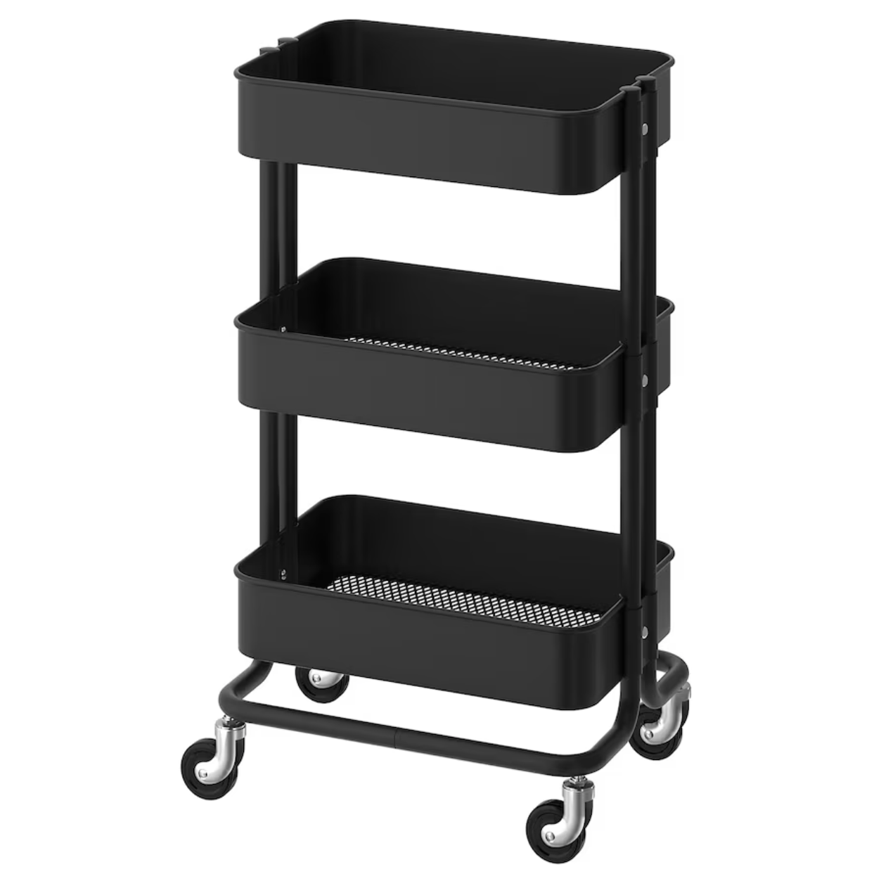 RASKOG Trolley, black, 35x45x78 cm