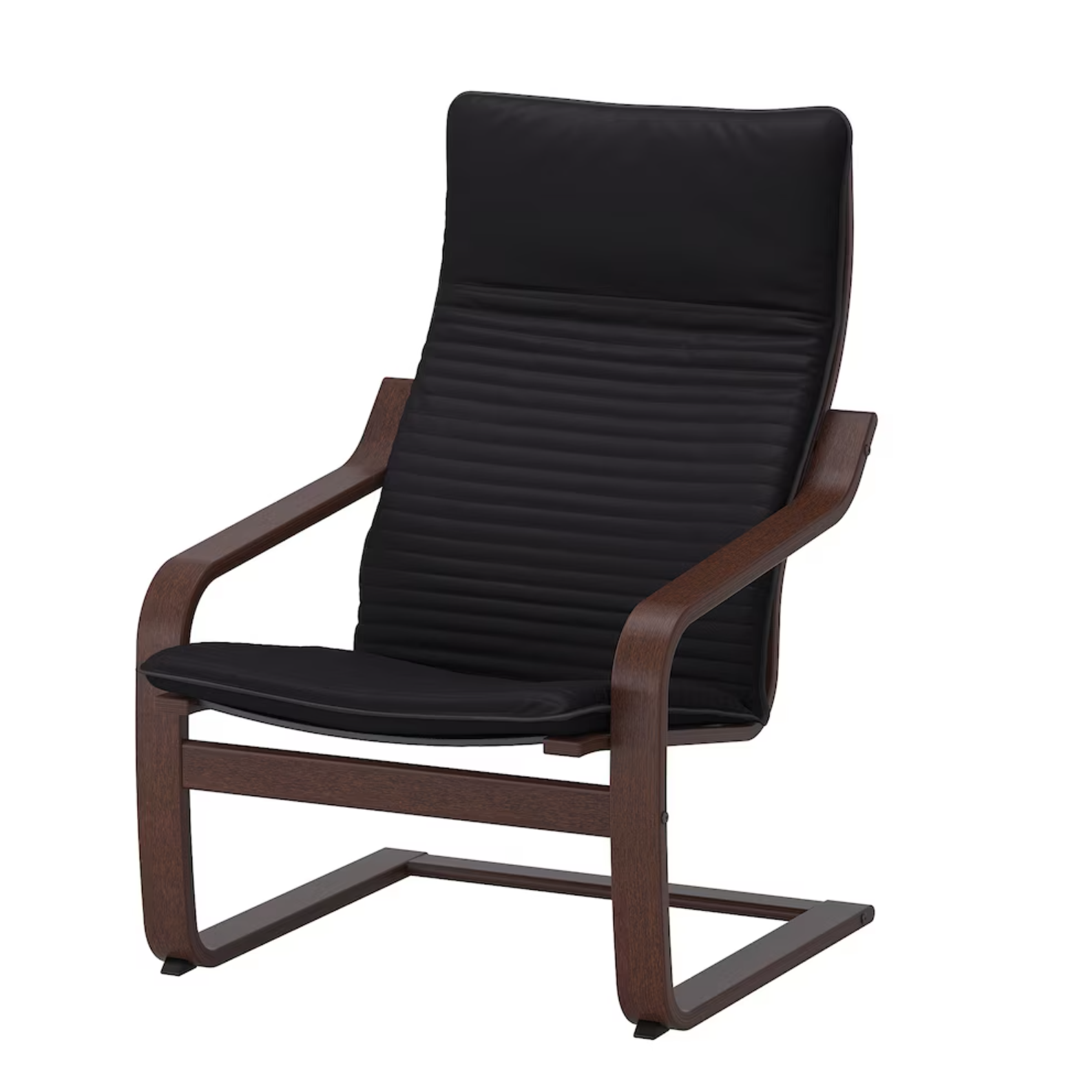 POANG Armchair, brown/Knisa black