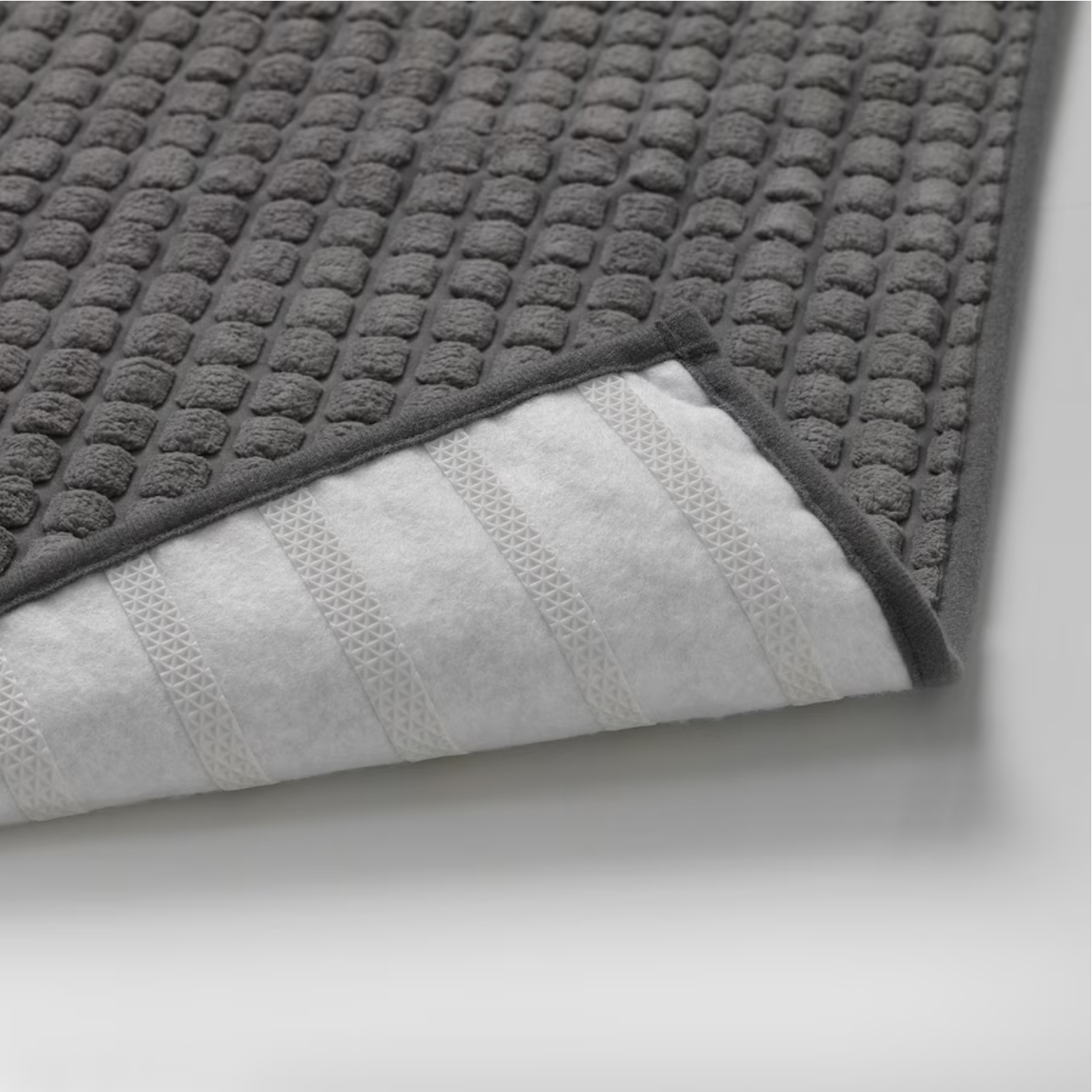 BRYNDUM Kitchen mat, grey, 45x120 cm
