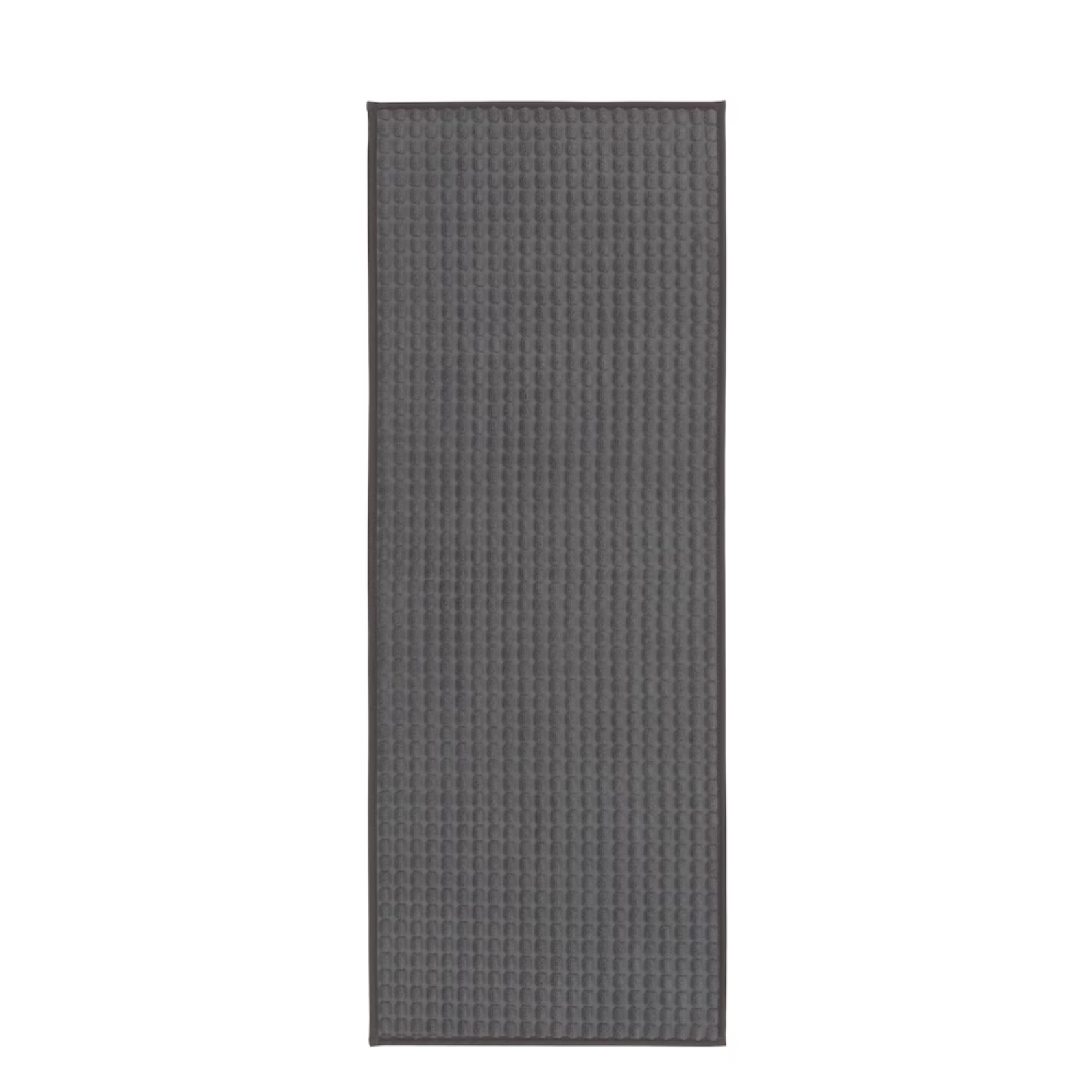 BRYNDUM Kitchen mat, grey, 45x120 cm