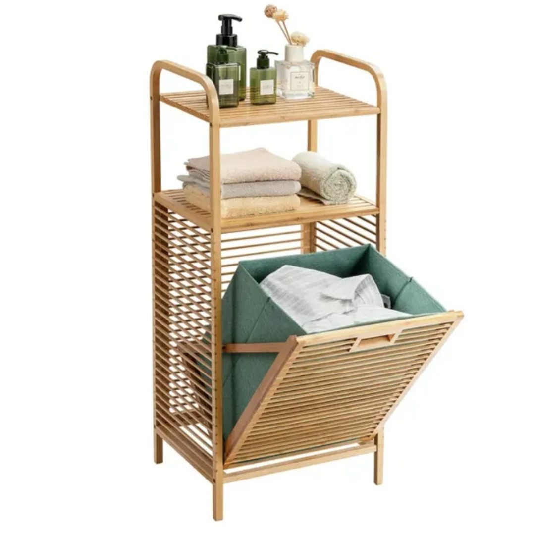 BAMBOO Laundry Storage and Hamper