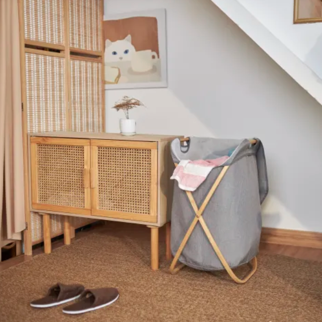 BAMBOO Butterfly Laundry Hamper