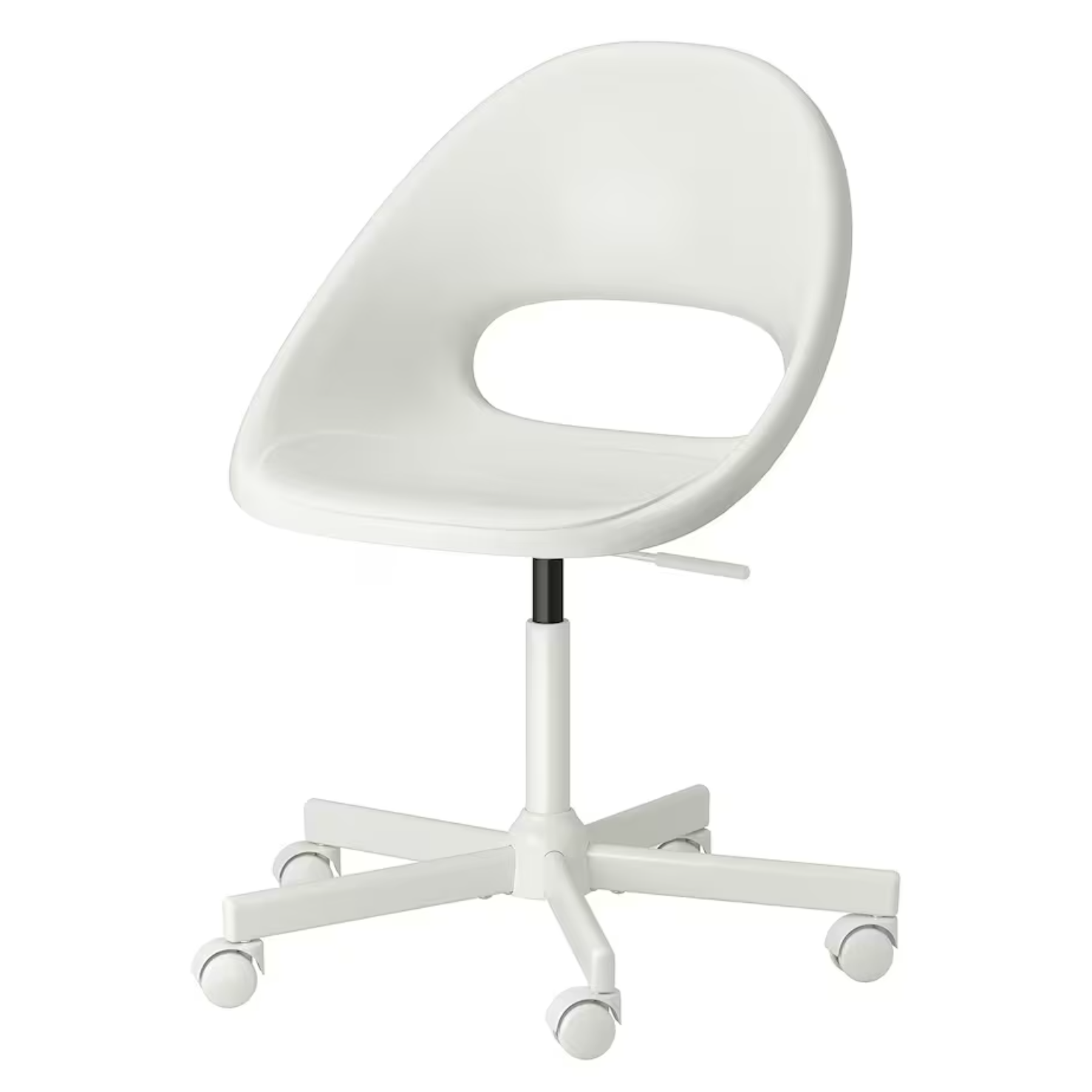 LOBERGET / MALSKÄR Swivel chair, white