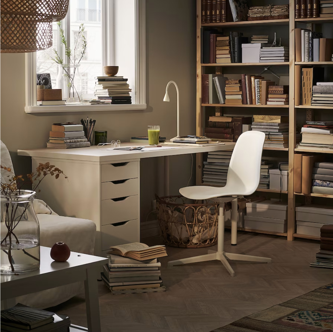 ALEX Drawer unit, white, 36x70 cm