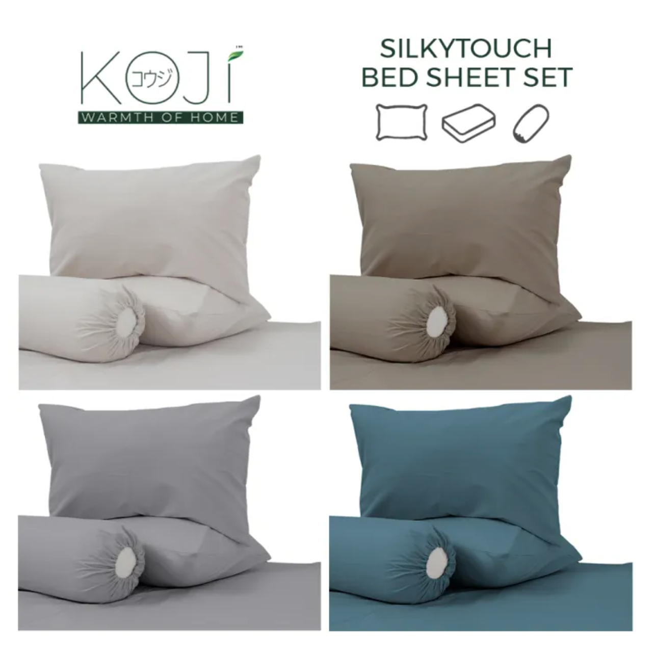 KOJI Fitted sheet set
