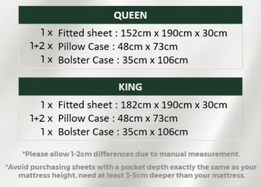 KOJI Fitted sheet set