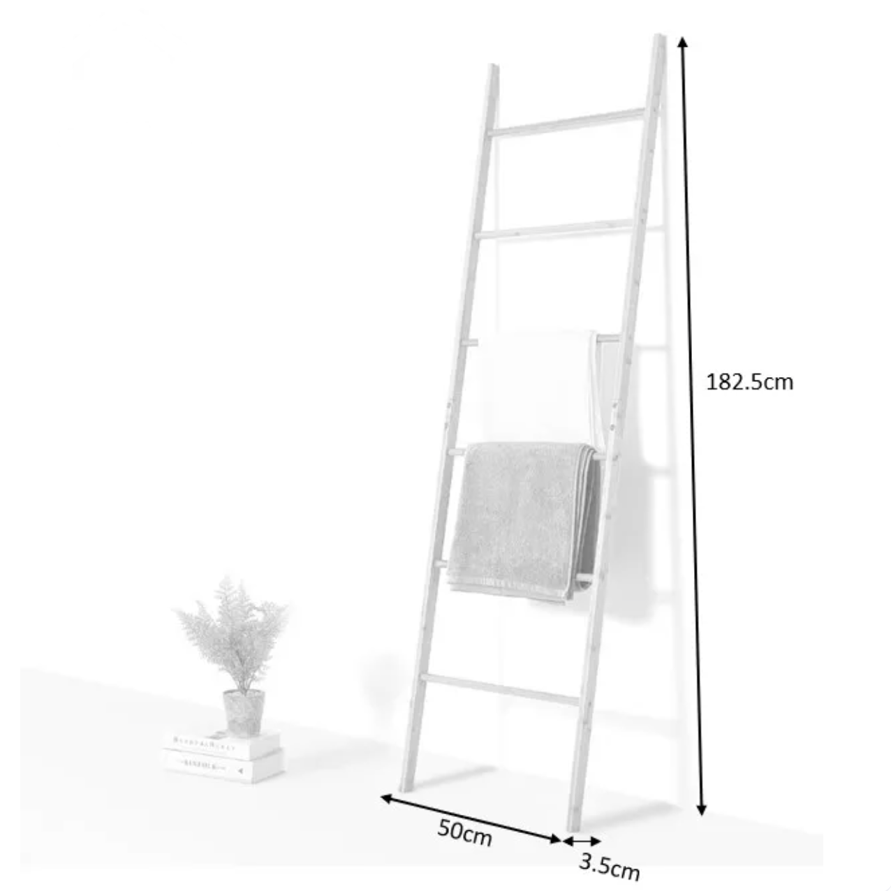 Bamboo Deco/Towel Ladder 1.8M Height