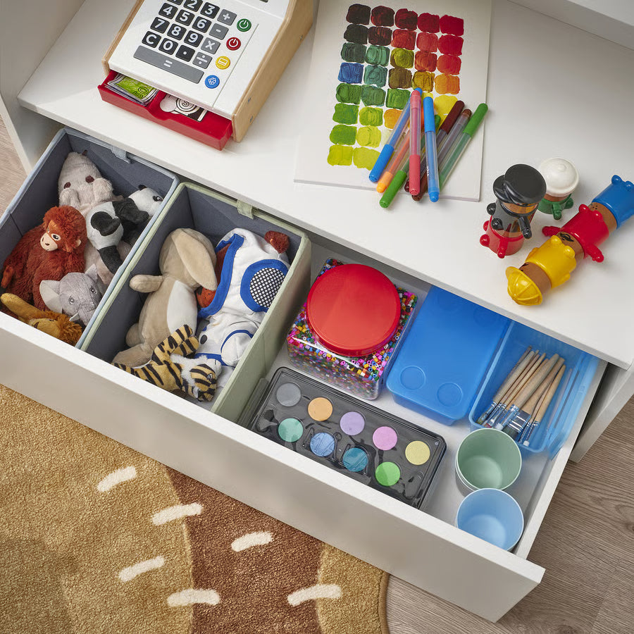 BERGIG Book display with storage, white