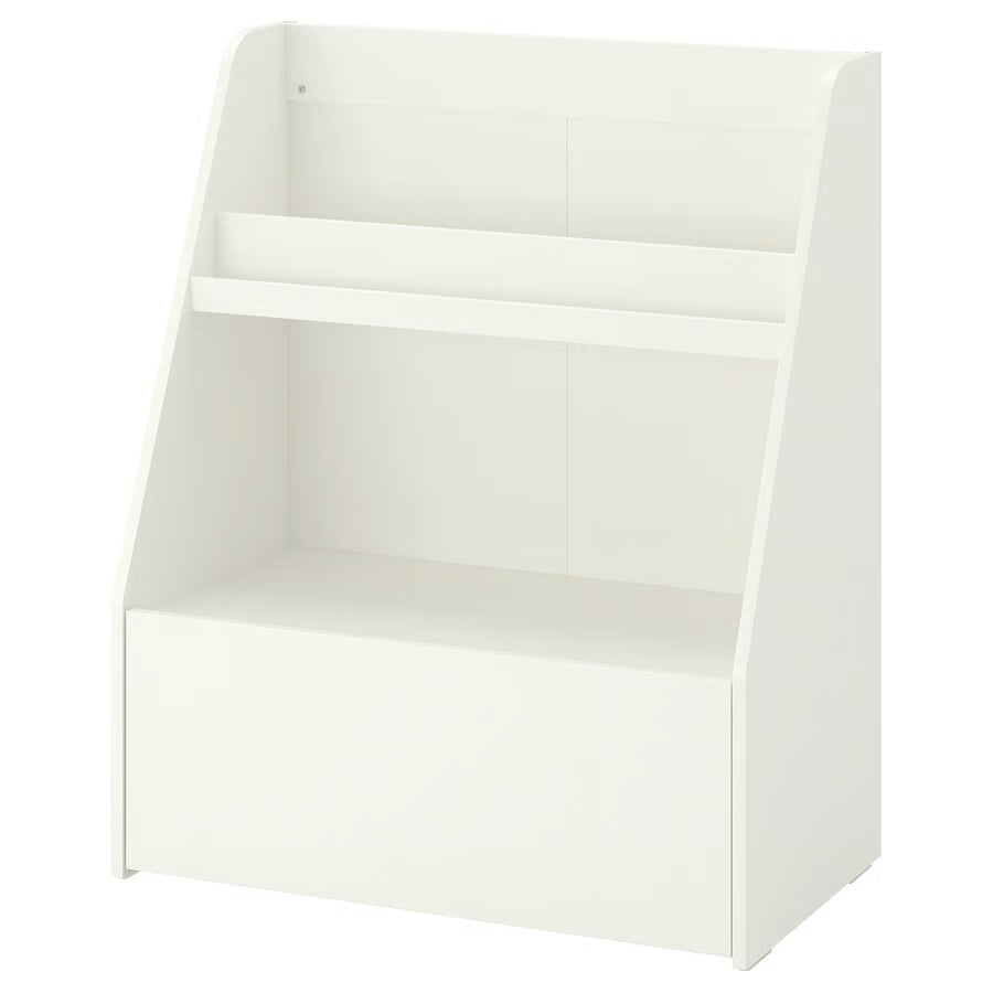 BERGIG Book display with storage, white