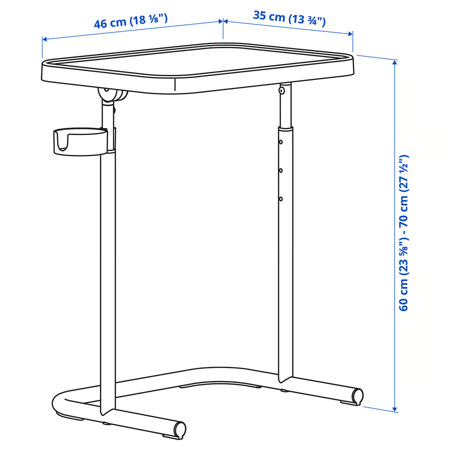 BJORKASEN Laptop stand, anthracite