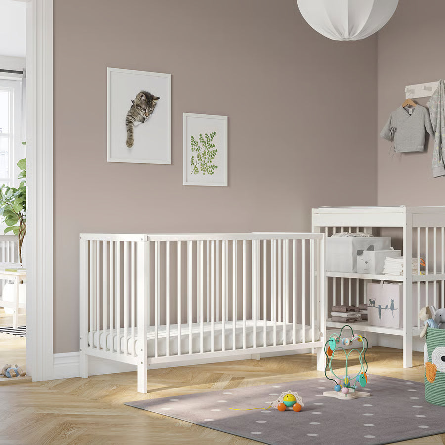 GULLIVER Cot, white, 60x120 cm