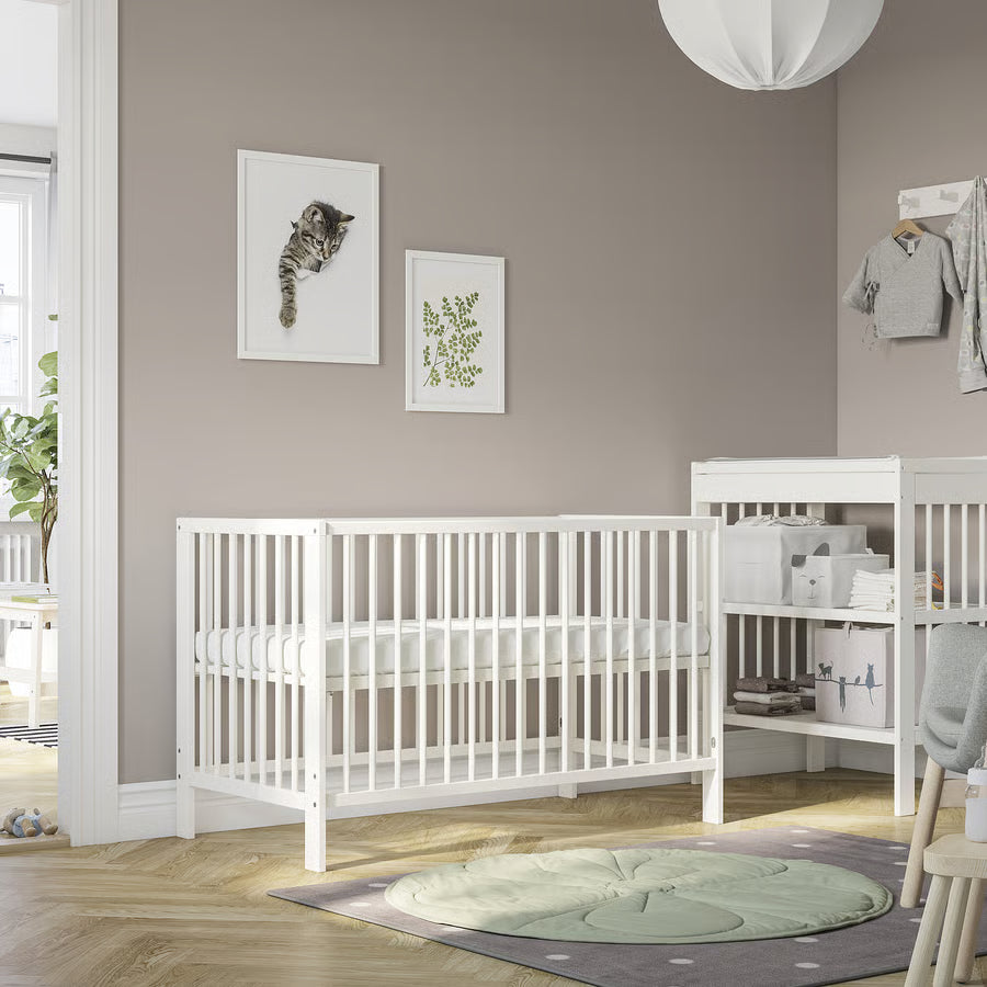 GULLIVER Cot, white, 60x120 cm