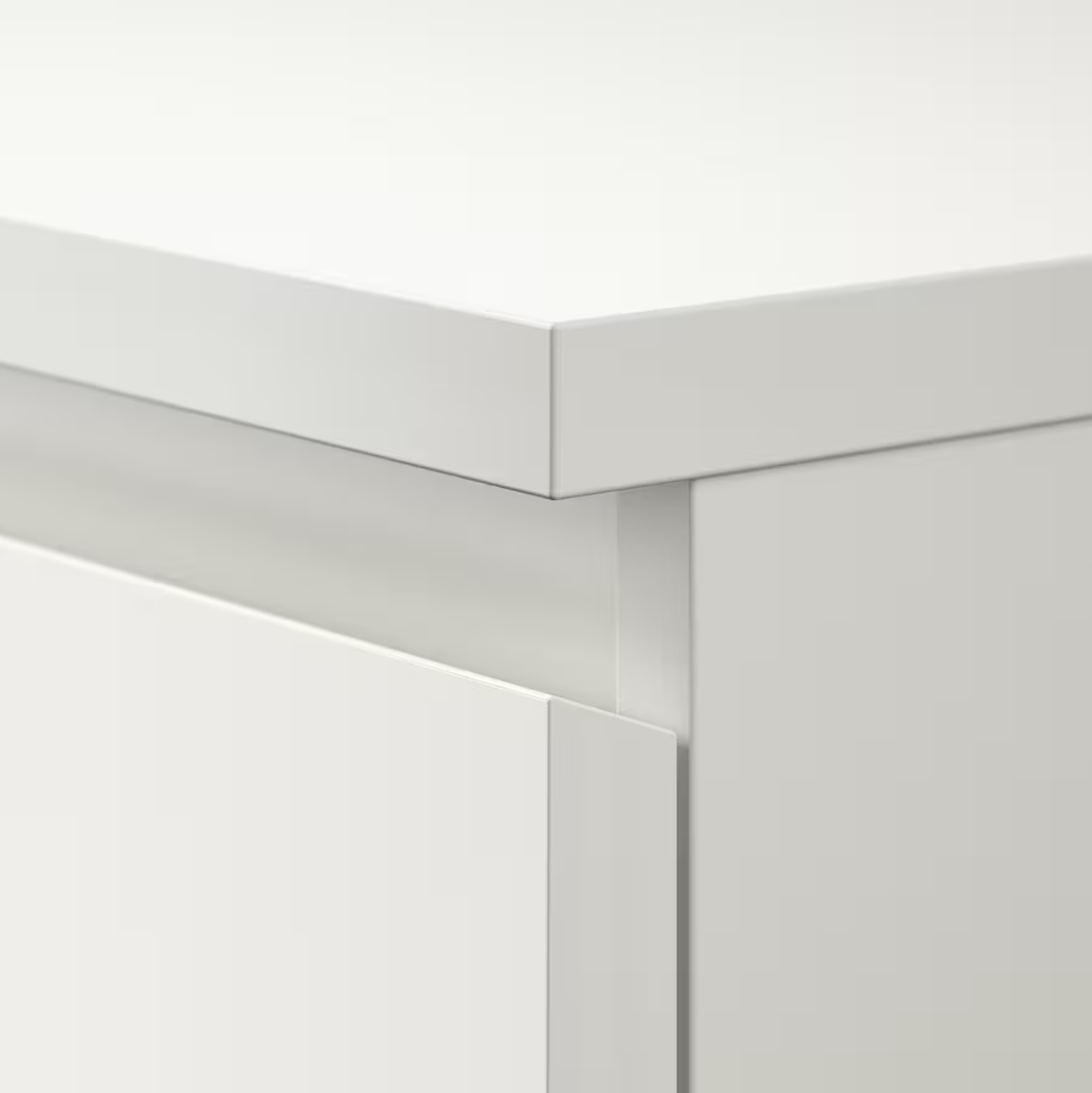 MALM Chest of 4 drawers, white, 80x100 cm