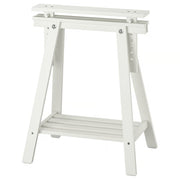 MITTBACK Trestle, white, 58x70/93 cm