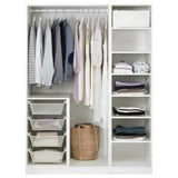 PAX / FORSAND Wardrobe, white, 150x60x201 cm