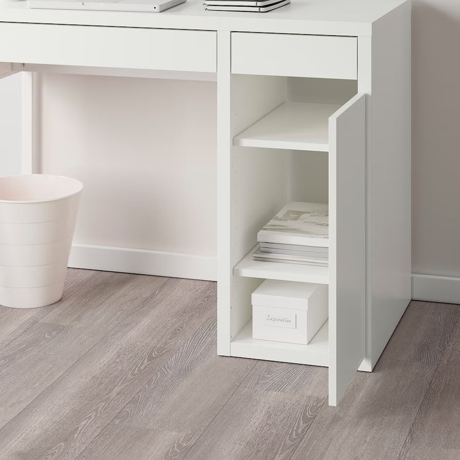 MICKE Desk, white, 105x50 cm