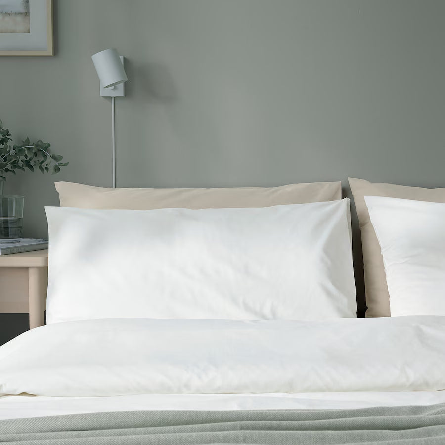 DVALA 2 Pillowcase, white, 50x80 cm