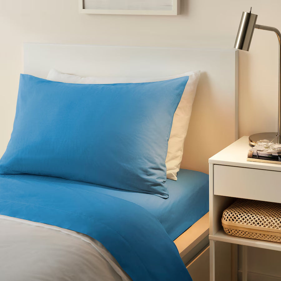 DVALA 2 Pillowcase, blue, 50x80 cm