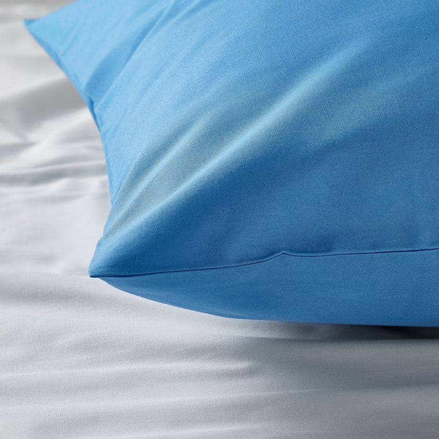 DVALA 2 Pillowcase, blue, 50x80 cm