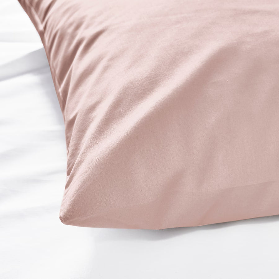 DVALA 2 Pillowcase, light pink, 50x80 cm