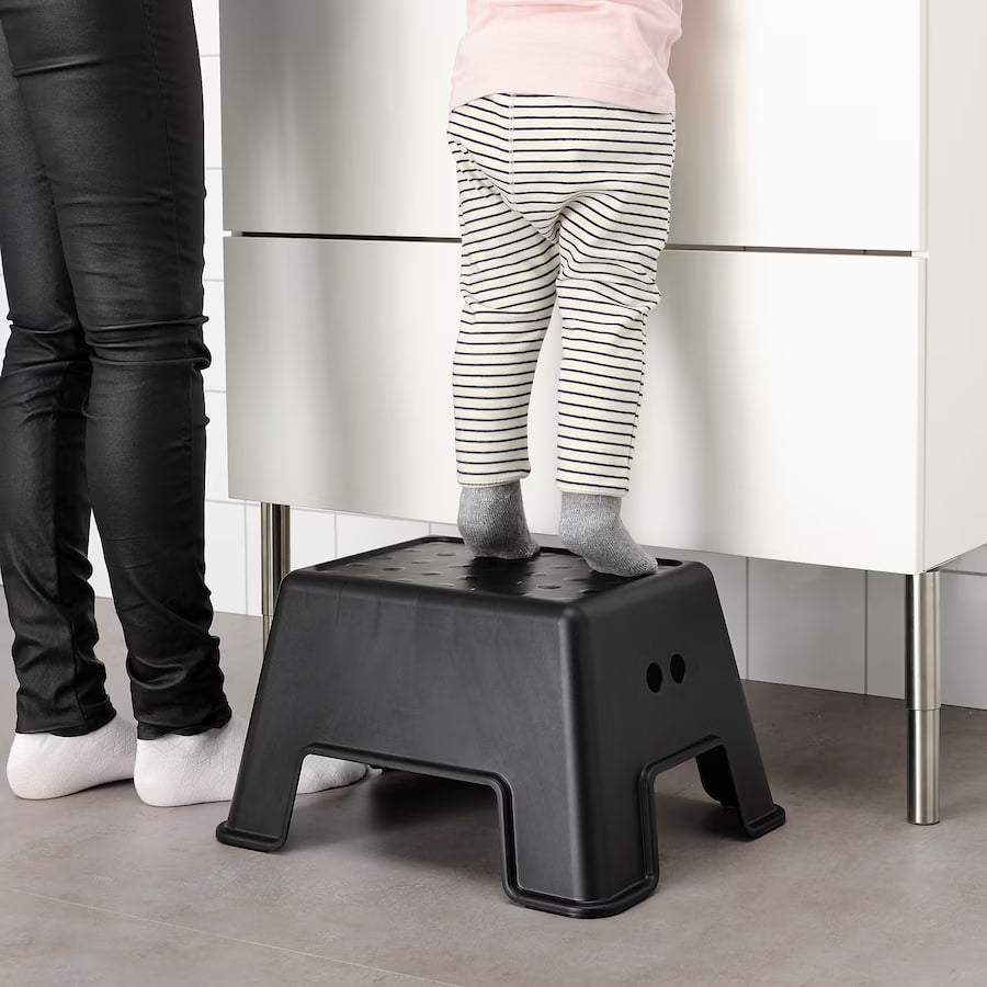 BOLMEN Step stool, black