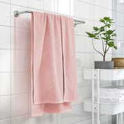 GULVIAL Bath towel, pale pink, 70x140 cm