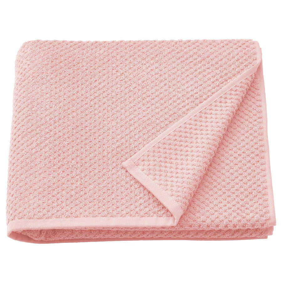 GULVIAL Bath towel, pale pink, 70x140 cm