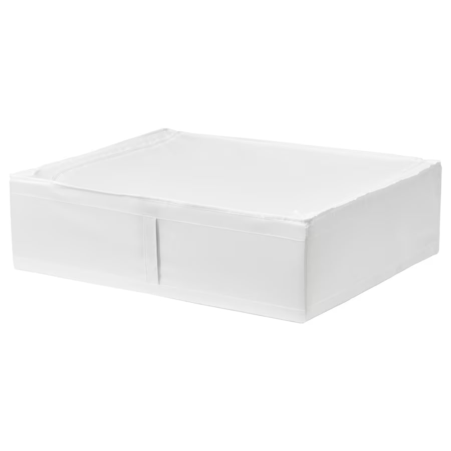 SKUBB Storage case, white, 69x55x19 cm