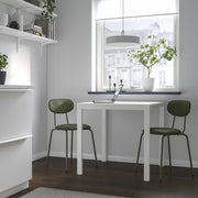 MELLTORP Table, white, 75x75 cm