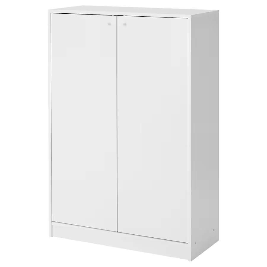 KLEPPSTAD Shoe cabinet/storage, white, 80x35x117 cm