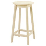 RAVSTEN Bar stool, counter height rubberwood, 62 cm