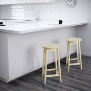 RAVSTEN Bar stool, counter height rubberwood, 62 cm