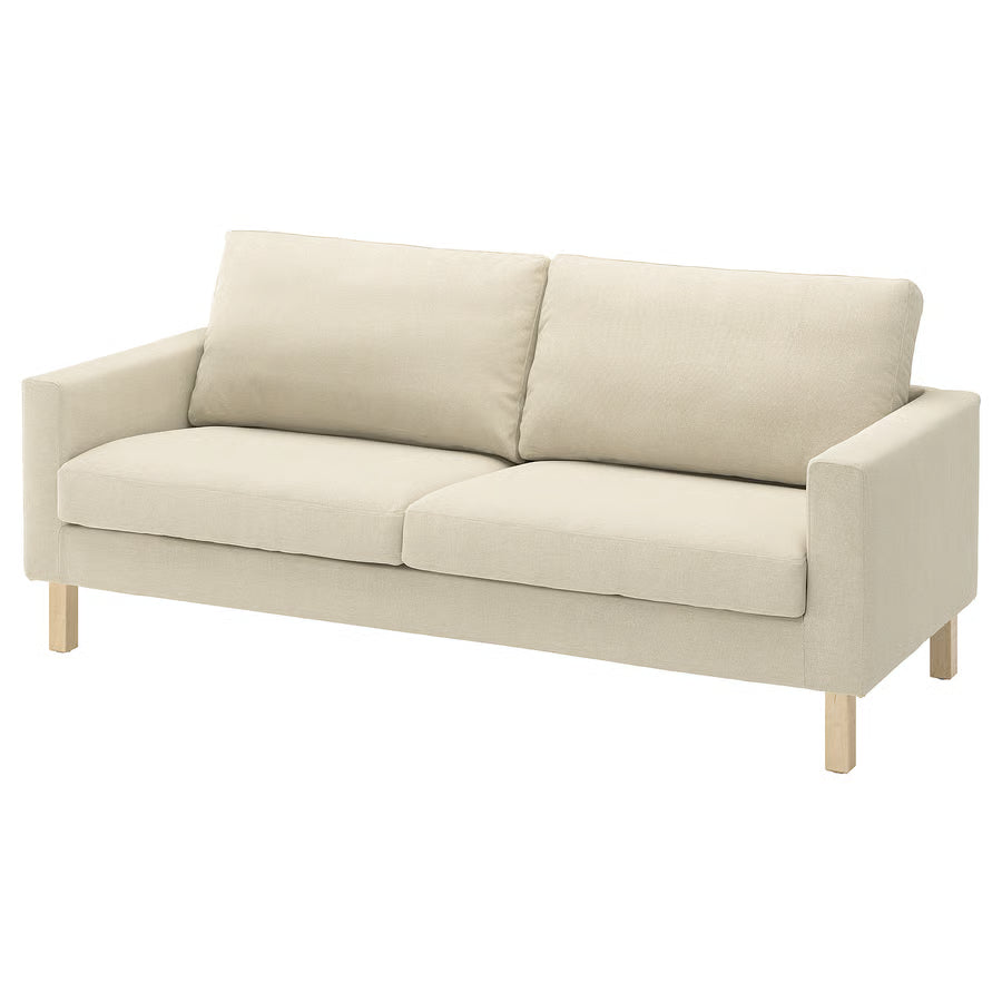 SALTSJOBADEN 3-seat sofa, Fridtuna light beige