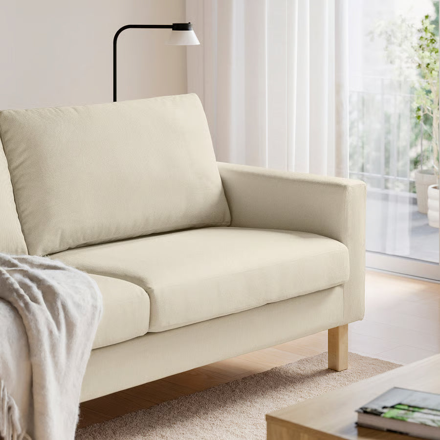 SALTSJOBADEN 3-seat sofa, Fridtuna light beige