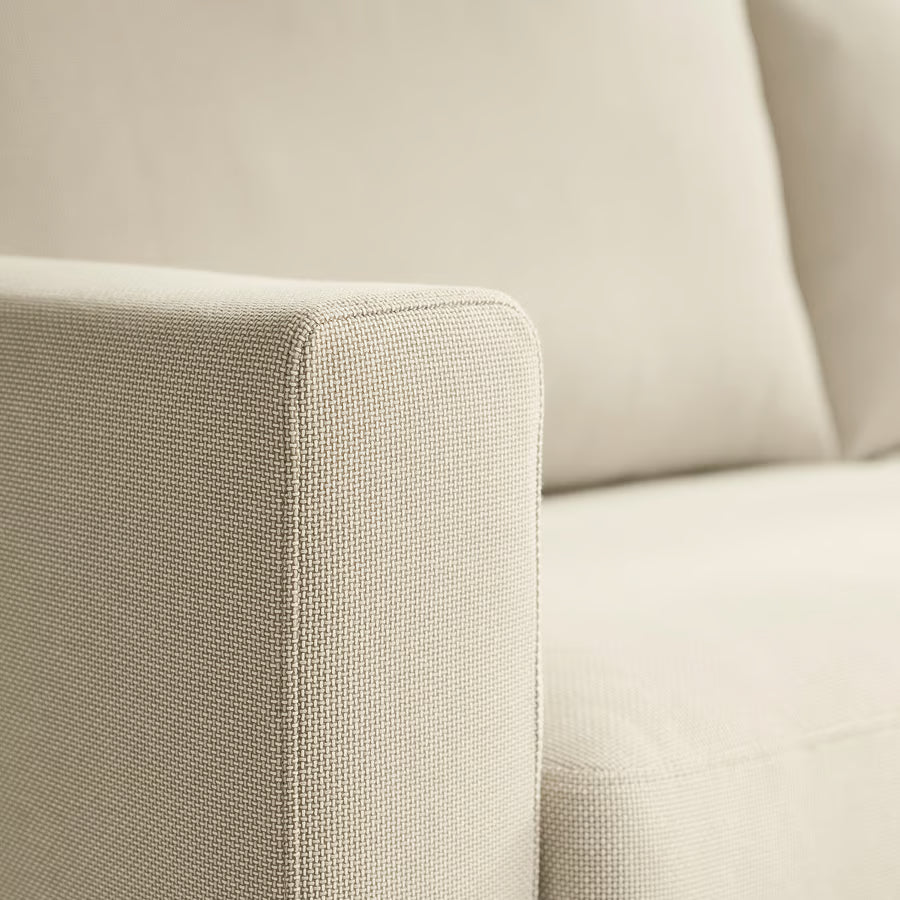 SALTSJOBADEN 3-seat sofa, Fridtuna light beige