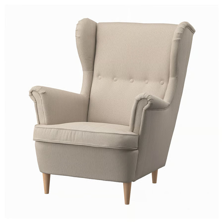 STRANDMON Armchair, Kelinge beige